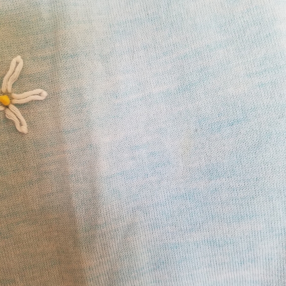 Talbots embroidered merino wool sweater tunic cowl neck - Picture 6 of 6